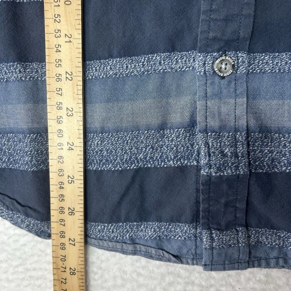 Eddie Bauer Men’s S Button Up Classic Fit Blue Short Sleeve Casual - Picture 5 of 6